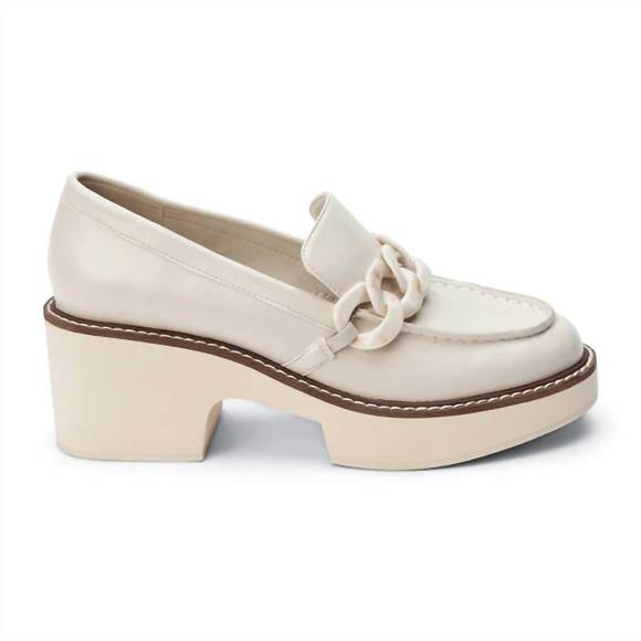 NEW MATISSE women's louie platform loafer in bone - Picture 3 of 5